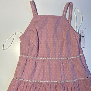 Maggy London Pink Clip Dot Dress size 2